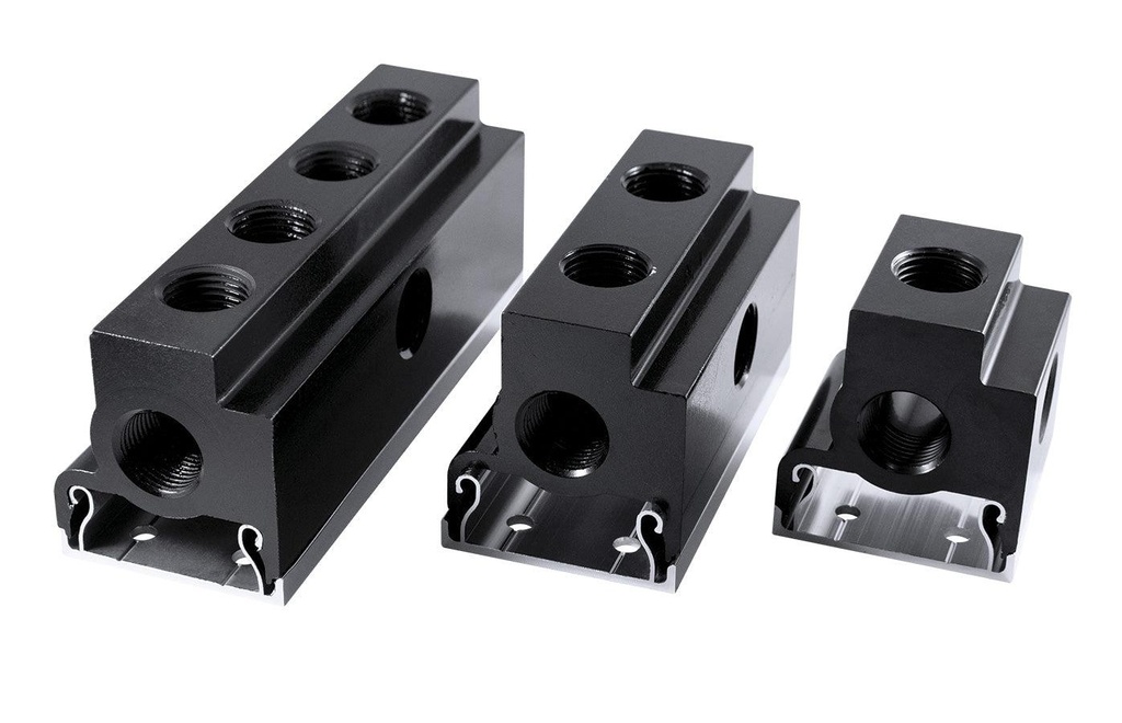 1/2" (15mm) Wall-Mounted Manifold (4 Port)
