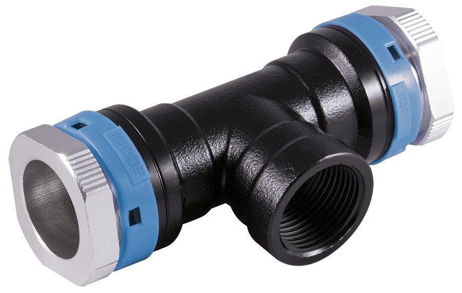 [UACFT.025020N] 25mm Tee  with 3/4" FNPT Branch Line - UNIPIPE AIR