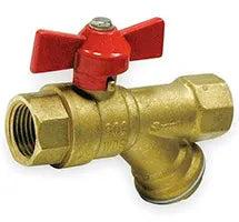 [6540040] PneuTech Strainer with Ball Valve 1/2" or 1/4" x 1/4"