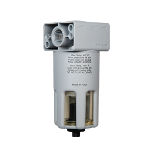 [FOD.025175] 1/4" (8mm) NPT Filter with Overnight Drain (30ml Capacity)