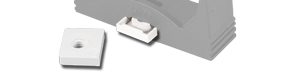 Clip Adapter 1/4-20 Thread (20-63mm) for Polypropylene Clips