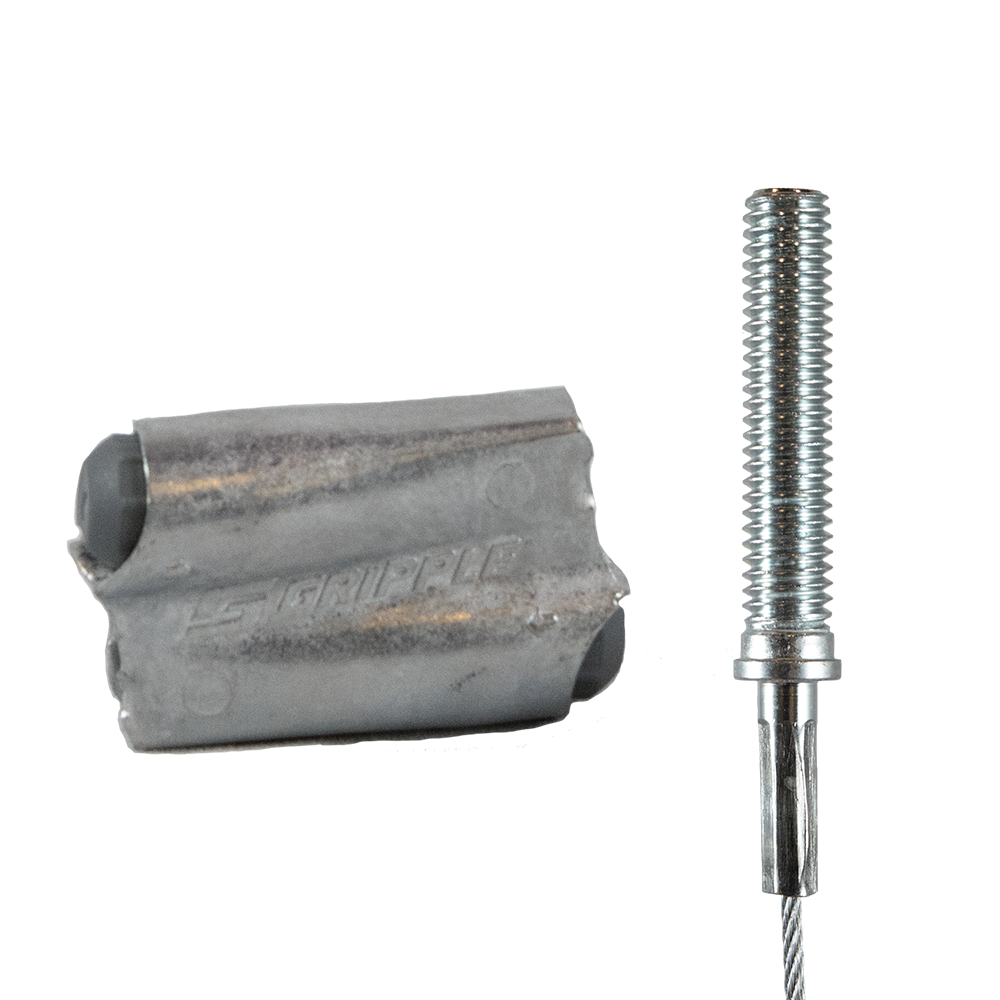 [AWHG.250010] 1/4" Stud Crimped onto 5/64" Cable