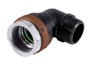 1" (25mm) x 90° Elbow with 3/4" MNPT
