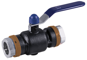1" (25mm) x 3/4" (20mm) OIL Ball Valve (pipe x pipe)