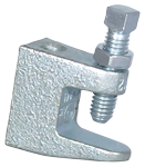 3/8" Galvanized Standard Throat Beam Clamp