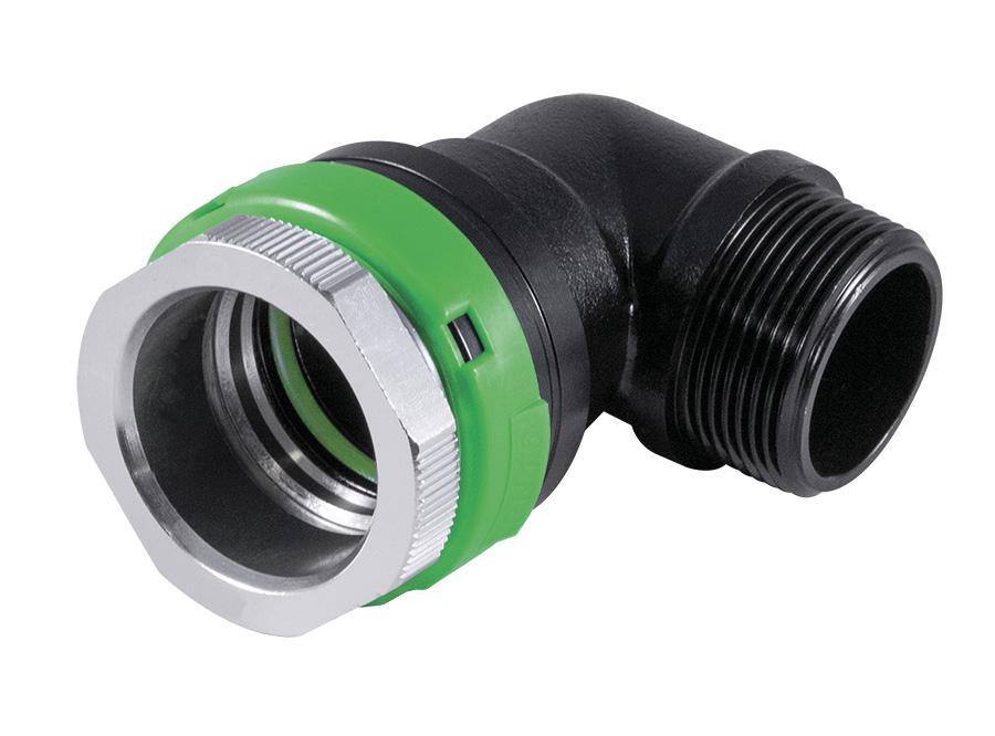 1-1/2" x 90° Elbow with 1-1/4" MNPT