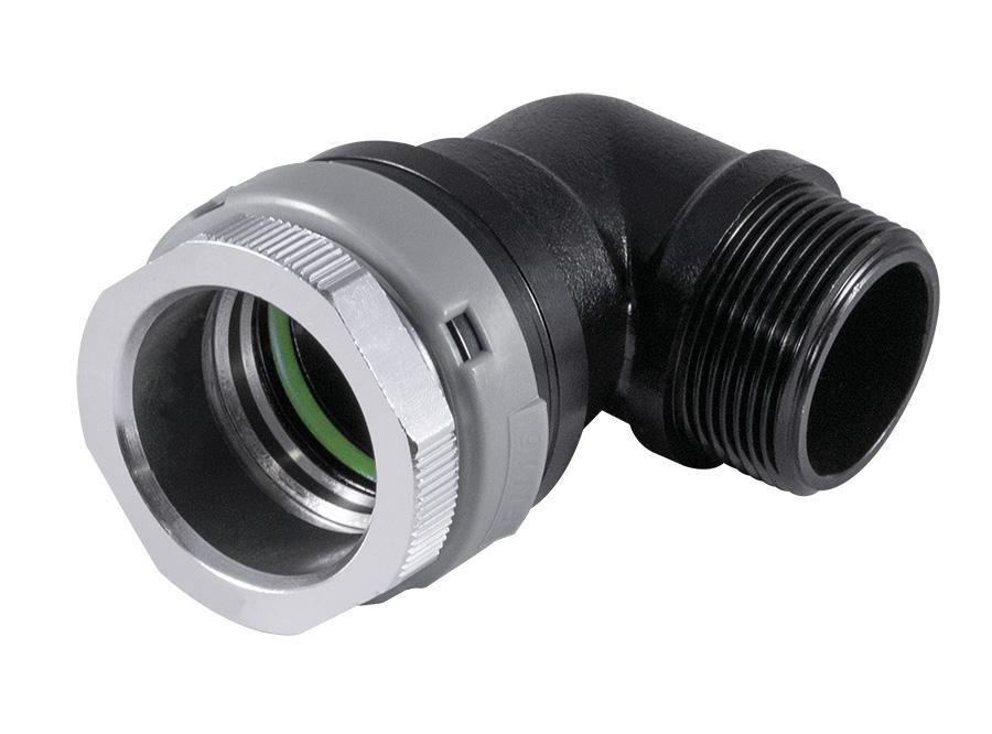 63mm x 90° Elbow with 2" MNPT — UnipipeVAC